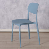 Scaun de bucatarie albastru pastel din plastic Primus Boltze